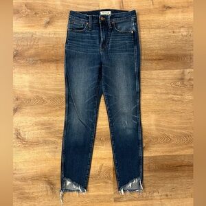 Madewell 10” High Rise Skinny Jeans Size 26